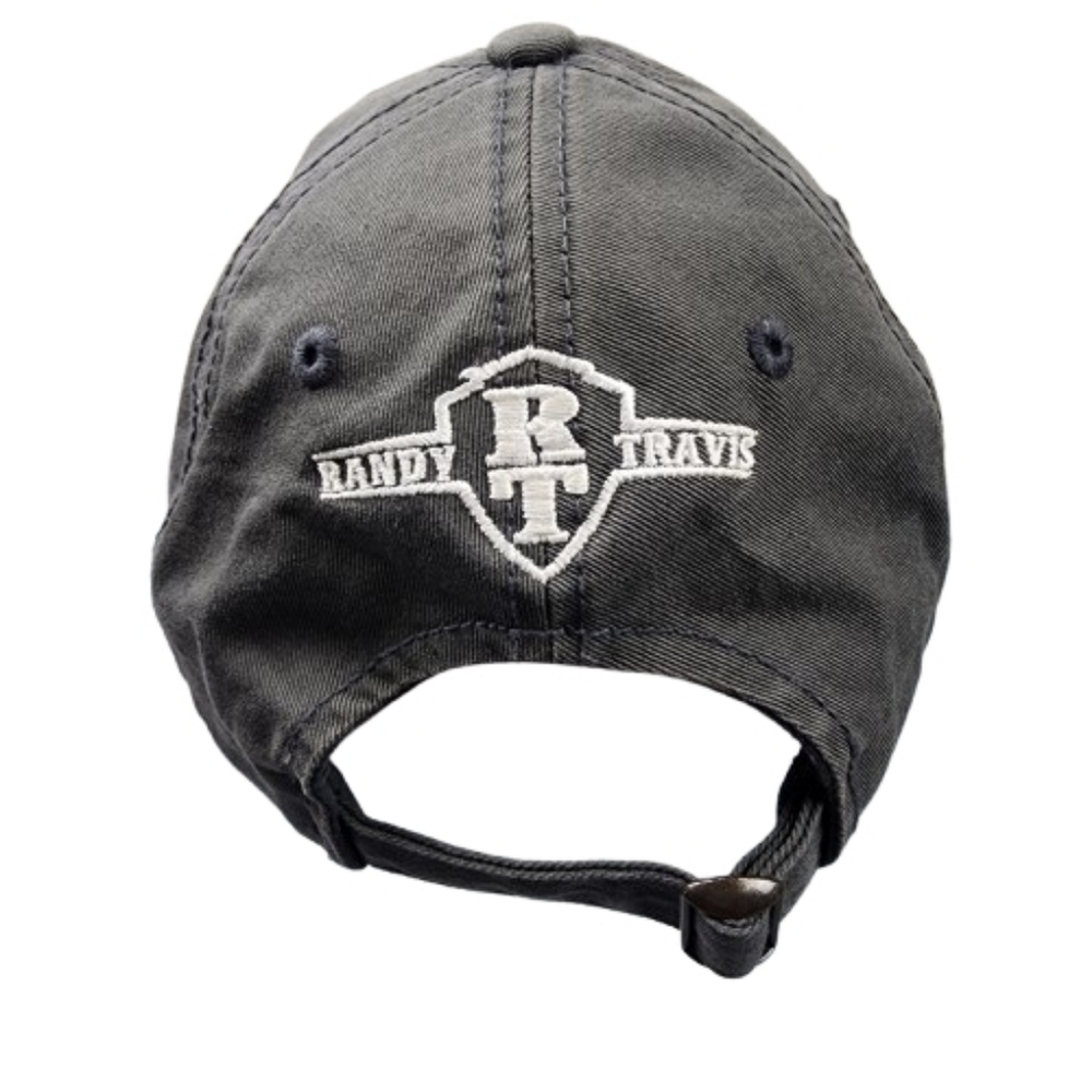 Randy Travis Gray Baseball Style Cap By Top Of The World Unisex OS - Picture 3 of 8
